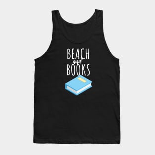 Bookworm beach and books Tank Top